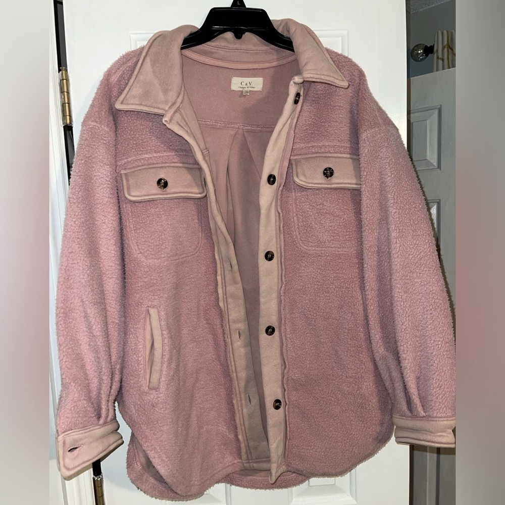 Chelsea & Violet shacket, size medium